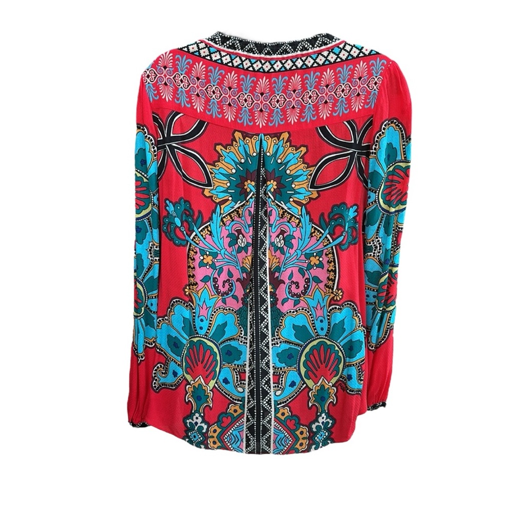 Hale Bob Brightly Colored Top, Small, Euc - image 5